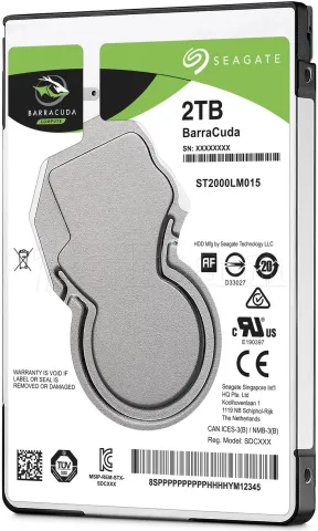 Photo de Disque Dur 2,5" Seagate BarraCuda 2To  - S-ATA