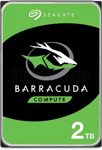 Photo de Disque Dur 3,5" Seagate BarraCuda 2To  7200trs/mn - S-ATA