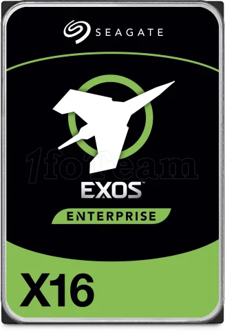 Photo de Disque Dur 3,5" Seagate Exos X16 16To  - S-ATA