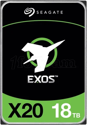 Photo de Disque Dur 3,5" Seagate Exos X20 18To  - S-ATA