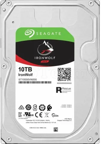 Photo de Disque Dur 3,5" Seagate IronWolf 10To - S-ATA