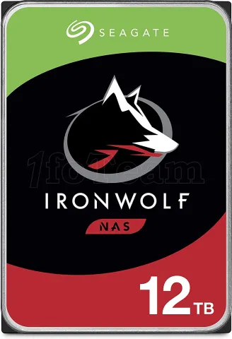 Photo de Disque Dur 3,5" Seagate IronWolf 12To  - S-ATA