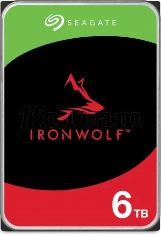 Photo de Disque Dur 3,5" Seagate IronWolf 6To 256Mo - S-ATA
