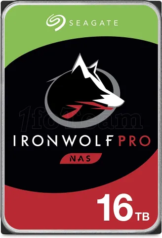 Photo de Disque Dur 3,5" Seagate IronWolf Pro 16To  - S-ATA