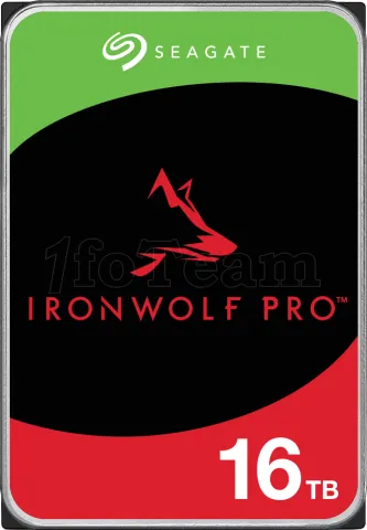 Photo de Disque Dur 3,5" Seagate IronWolf Pro 16To - S-ATA