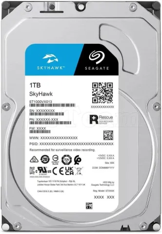 Photo de Disque Dur 3,5" Seagate SkyHawk 1To 256Mo - S-ATA