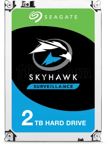 Photo de Disque Dur 3,5" Seagate SkyHawk 2To  - S-ATA