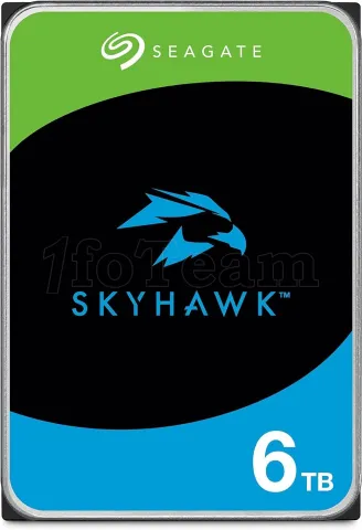 Photo de Disque Dur 3,5" Seagate SkyHawk 6To 256Mo - S-ATA