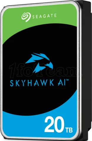Photo de Disque Dur 3,5" Seagate SkyHawk AI 20To - S-ATA