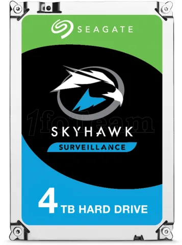 Photo de Disque Dur 3,5" Seagate Skyhawk CMR 4To - S-ATA