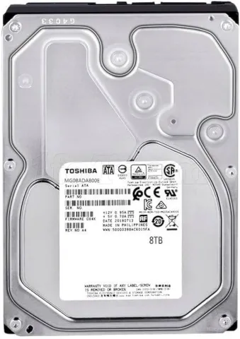 Photo de Disque Dur 3,5" Toshiba Enterprise Capacity MG Series 8To - S-ATA