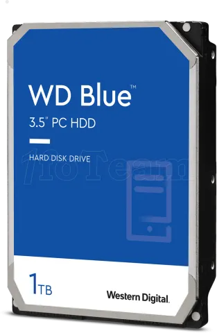 Photo de Disque Dur 3,5" Western Digital Blue 1To  - S-ATA 5400trs/mn