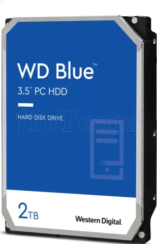 Photo de Disque Dur 3,5" Western Digital Blue 2To  - S-ATA 256Mo 5400 trs/mn