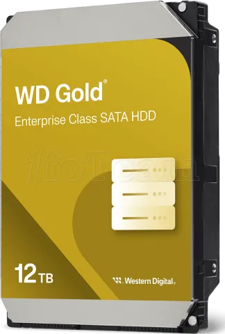 Photo de Disque Dur 3,5" Western Digital Gold Enterprise 12To - S-ATA