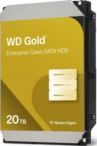 Photo de Disque Dur 3,5" Western Digital Gold Enterprise 20To - S-ATA