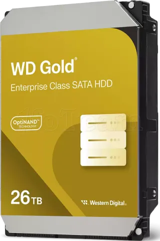 Photo de Disque Dur 3,5" Western Digital Gold Enterprise 26To - S-ATA