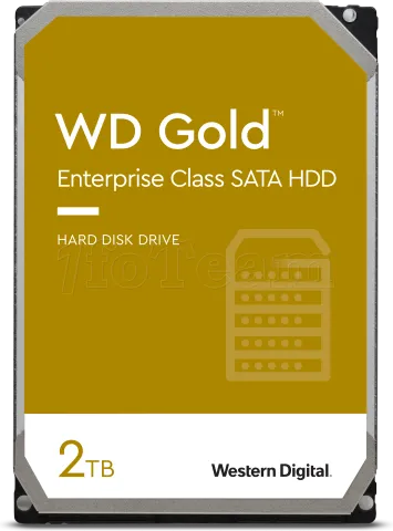 Photo de Disque Dur 3,5" Western Digital Gold Enterprise 2To  - S-ATA