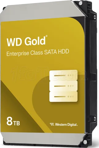 Photo de Disque Dur 3,5" Western Digital Gold Enterprise 8To 256Mo - S-ATA