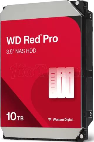 Photo de Disque Dur 3,5" Western Digital Red Pro 10To 512Mo - S-ATA