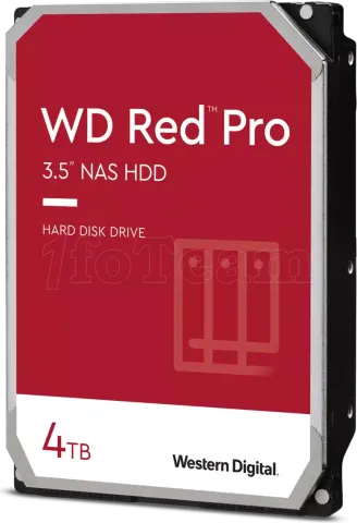 Photo de Disque Dur 3,5" Western Digital Red Pro 4To  - S-ATA