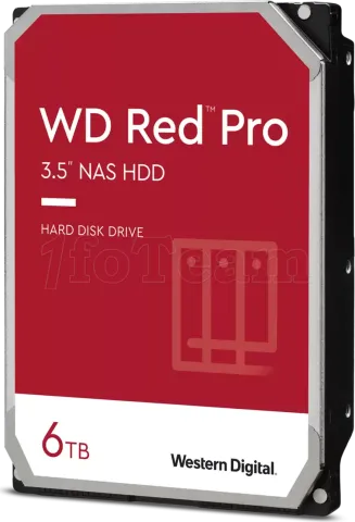 Photo de Disque Dur 3,5" Western Digital Red Pro 6To  - S-ATA