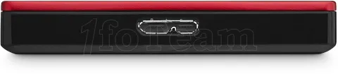Photo de Disque Dur Externe Seagate Backup Plus Slim 2 To (2000 Go) USB 3.0 - 2,5" (Rouge)