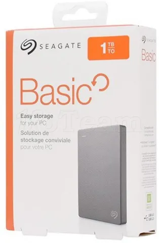 Photo de Disque Dur externe Seagate Basic - 1To  (Gris)