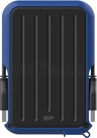 Photo de Disque dur externe Silicon Power Armor A66 - 1To (Noir/Bleu)