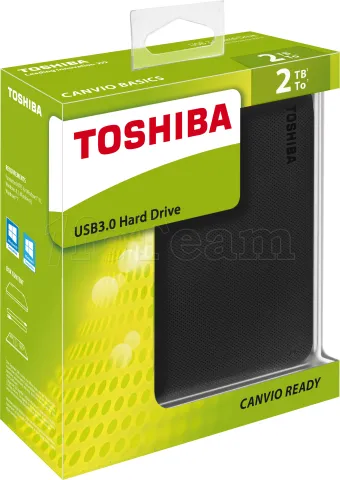 Photo de Disque Dur Externe Toshiba Canvio Ready 2To  USB 3.0 - 2,5" (Noir)