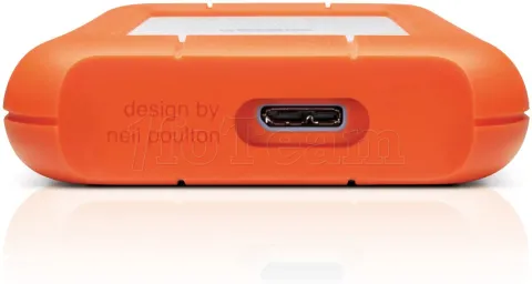 Photo de Disque Dur externe USB 3.0 LaCie Rugged Mini - 1To  (Orange/Gris)