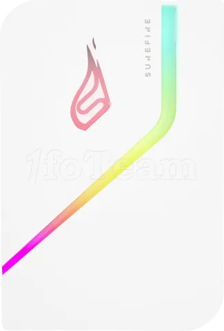 Photo de Disque Dur externe Verbatim SureFire PyroDrive RGB - 2To (Blanc)