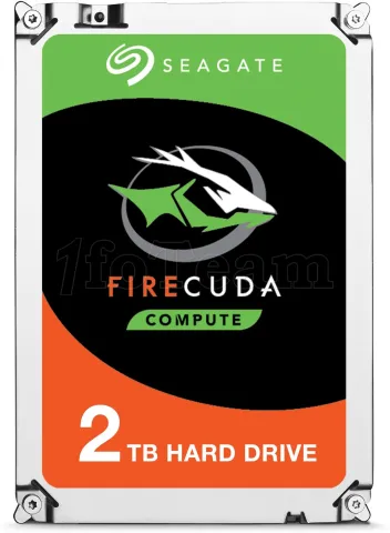 Photo de Disque Dur Seagate Firecuda  SSHD 2 To + 8 Go SSD (ST2000DX002)