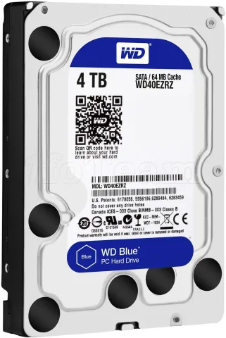 Photo de Disque Dur Western Digital 4 To  S-ATA 3 - Caviar Blue (WD40EZRZ)