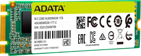 Photo de Disque SSD Adata Ultimate SU650 1To  - S-ATA M.2 2280