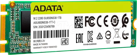 Photo de Disque SSD Adata Ultimate SU650 1To  - S-ATA M.2 2280