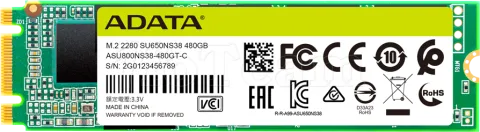 Photo de Disque SSD Adata Ultimate SU650 480Go - S-ATA M.2 2280