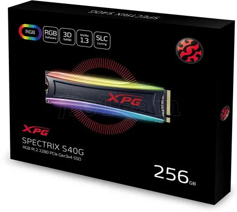 Photo de Disque SSD Adata XPG Spectrix S40G 256Go - M.2 NVMe Type 2280