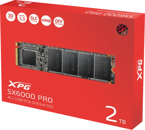 Photo de Disque SSD Adata XPG SX6000 Pro 2To  - M.2 NVMe Type 2280