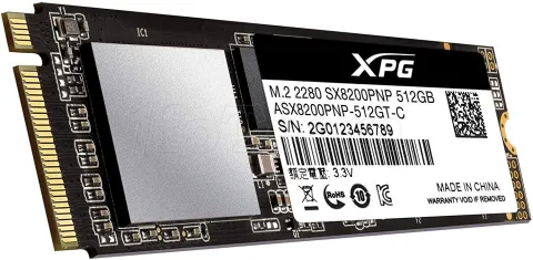 Photo de Disque SSD Adata XPG SX8200 Pro 512Go - M.2 NVMe Type 2280