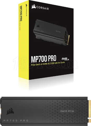 Photo de Disque SSD Corsair MP700 Pro 2To avec dissipateur - NVMe M.2 Type 2280