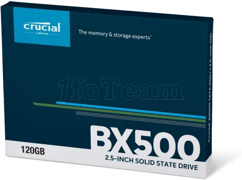 Photo de Disque SSD Crucial BX500 120Go - S-ATA 2,5"