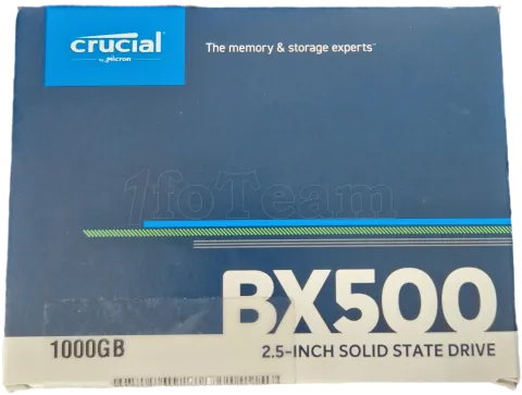 Photo de Disque SSD Crucial BX500 1To  - S-ATA 2,5" - SN 2321E6D8B2CA - ID 194648