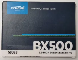 Photo de Disque SSD Crucial BX500 500Go - S-ATA 2,5" - SN 2341E8800298 - ID 203672