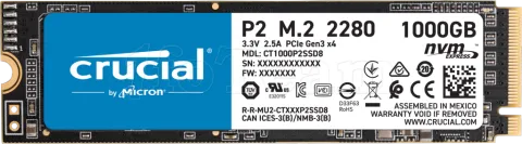 Photo de Disque SSD Crucial P2 1To  - NVMe M.2 Type 2280