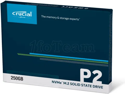 Photo de Disque SSD Crucial P2 250Go - NVMe M.2 Type 2280