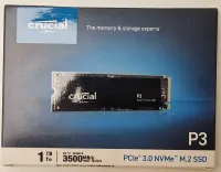 Photo de Disque SSD Crucial P3 1To  - NVMe M.2 Type 2280 - SN 234544E3F7A9 - ID 201240