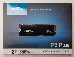 Photo de Disque SSD Crucial P3 Plus 2To  - NVMe M.2 Type 2280 - SN 2345E88492E4 - ID 203668