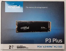 Photo de Disque SSD Crucial P3 Plus 2To  - NVMe M.2 Type 2280 - SN 2349E886D735 - ID 203670