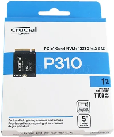 Photo de Disque SSD Crucial P310 1To  - M.2 NVMe Type 2230