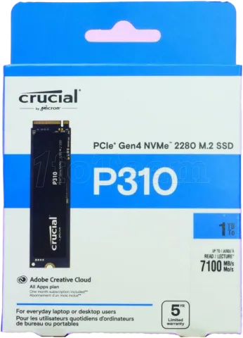Photo de Disque SSD Crucial P310 1To  - M.2 NVMe Type 2280